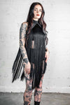 Five and Diamond Fringe Halter Dress - cotton Collars FIVE AND DIAMOND 