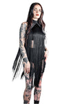 Five and Diamond Fringe Halter Dress - cotton Collars FIVE AND DIAMOND 