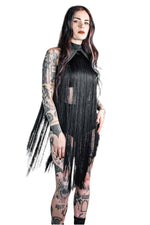 Five and Diamond Fringe Halter Dress - cotton Collars FIVE AND DIAMOND 