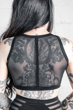 Five and Diamond Gamut Top - cotton/mesh Tops-Womens FIVE AND DIAMOND 