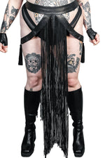 Five and Diamond Harlot Skirt - leather Festival FIVE AND DIAMOND 
