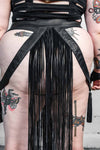 Five and Diamond Harlot Skirt - leather Festival FIVE AND DIAMOND 