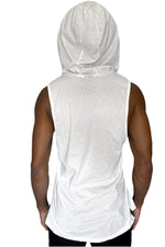 Five and Diamond Hooded Tank - cotton Tank FIVE AND DIAMOND 