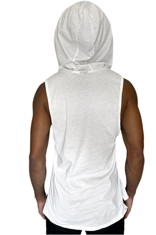 Five and Diamond Hooded Tank - cotton Tank FIVE AND DIAMOND 