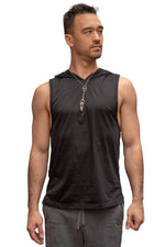 Five and Diamond Hooded Tank Tanks-Mens FIVE AND DIAMOND 