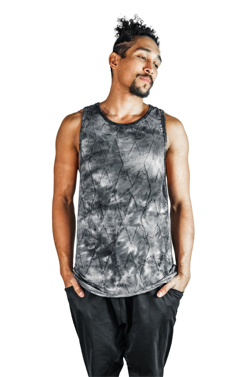 Five and Diamond Low Cut Tank - cut out Shirts-Mens FIVE AND DIAMOND 