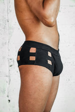 Five and Diamond Mens Cage Hot Pants Shorts-Mens FIVE AND DIAMOND 