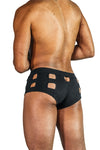 Five and Diamond Mens Cage Hot Pants Shorts-Mens FIVE AND DIAMOND 