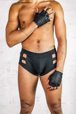 Five and Diamond Mens Cage Hot Pants Shorts-Mens FIVE AND DIAMOND 