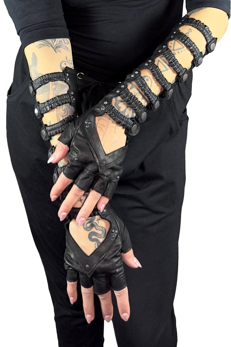 Five and Diamond Minaret Gauntlets - leather Gloves FIVE AND DIAMOND 