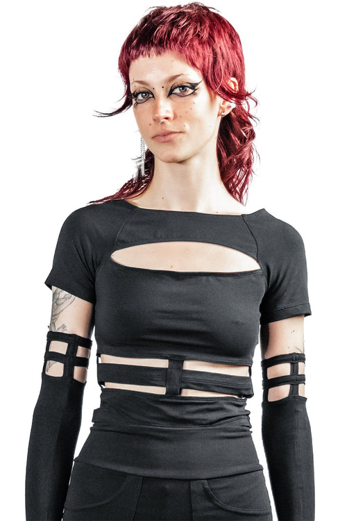 Five and Diamond Nina Tee - cotton Tops-Womens FIVE AND DIAMOND 
