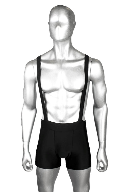 Five and Diamond Romper with Suspenders Swim-Men FIVE AND DIAMOND 