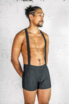 Five and Diamond Romper with Suspenders Swim-Men FIVE AND DIAMOND 