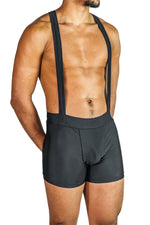 Five and Diamond Romper with Suspenders Swim-Men FIVE AND DIAMOND 