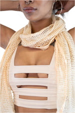 Five and Diamond Scarf - net Scarves FIVE AND DIAMOND 