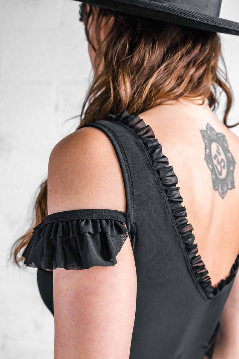 Five and Diamond Frills One Piece - mesh – FIVE AND DIAMOND