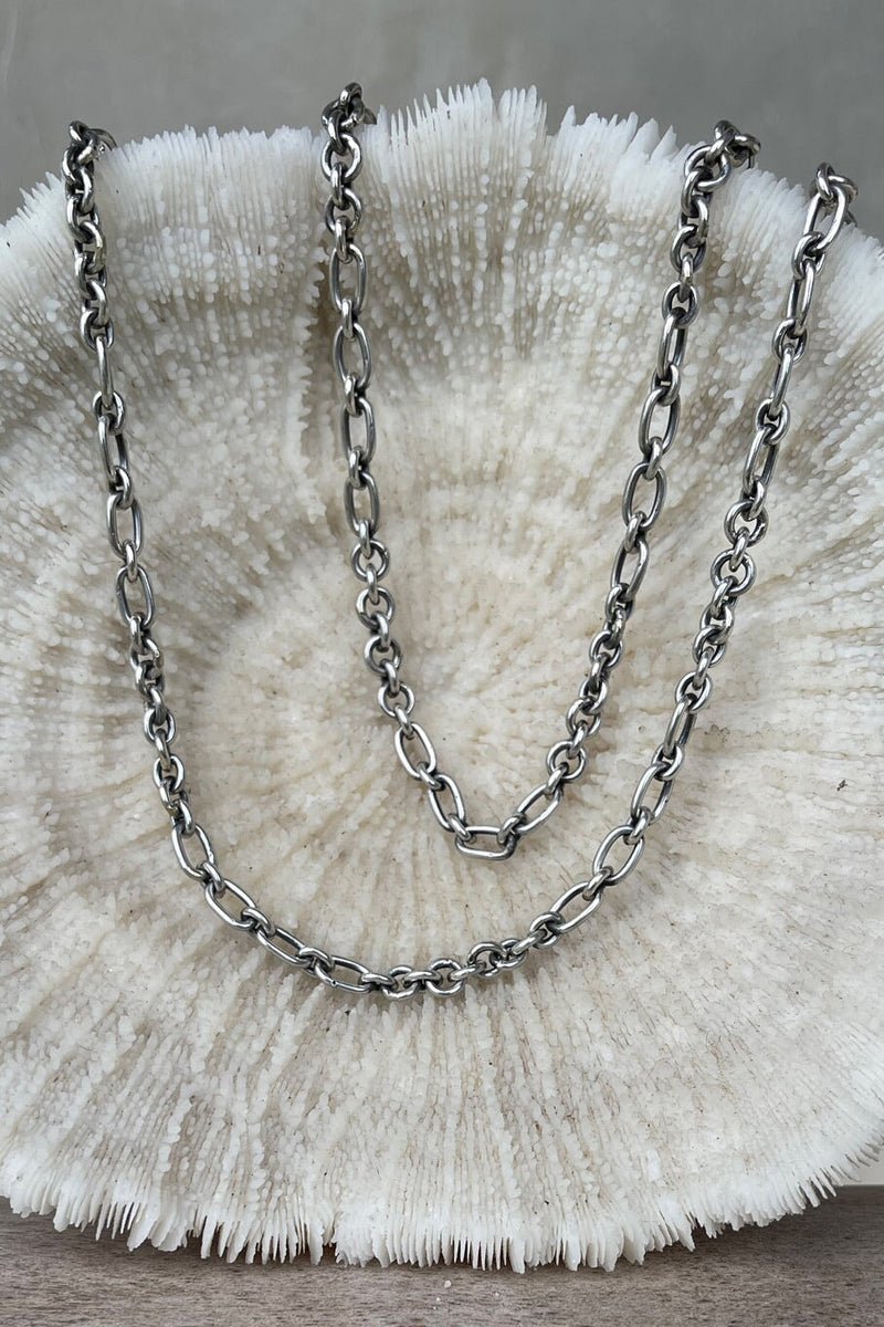 Jan Hilmer Bird Link Chain Necklace - Sterling Silver Necklace Jan Hilmer 