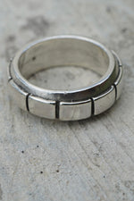 Jan Hilmer Silverband Block Ring - Sterling Silver Rings Jan Hilmer 