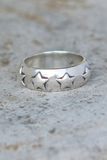 Jan Hilmer Silverband Star Ring - Sterling Silver Rings Jan Hilmer 