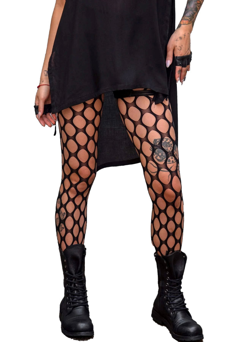 Leg Avenue Jumbo Pothole Net Tights Fishnet Leggings Leg Avenue 