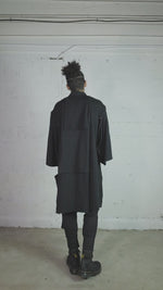 Five and Diamond Blackbird Robe - cotton