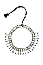 Slate and Salt Nisha Collar Necklace - Zinc Alloy Metal + 100% Cotton Necklace Slate and Salt 