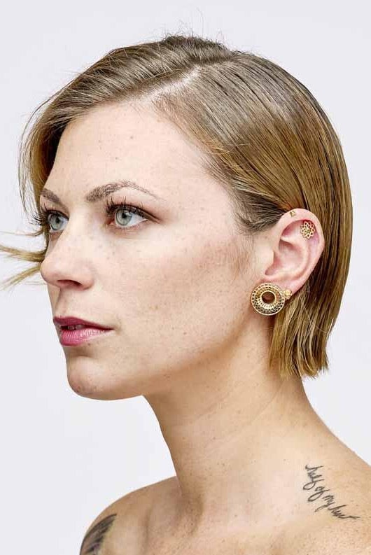 Tawapa Black Hole Eyelet Plug Earrings Tawapa 