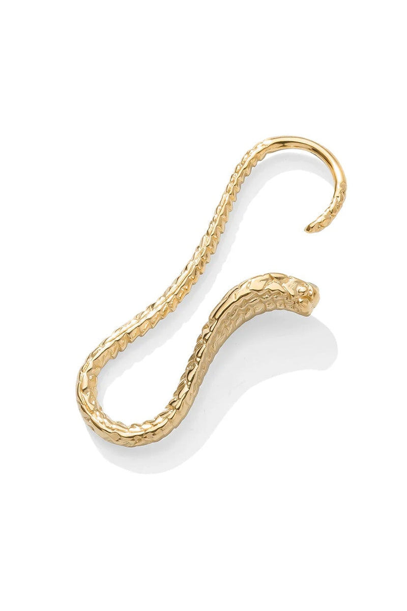 Tawapa Cobra Earrings Earrings Tawapa Gold Plate 1mm 