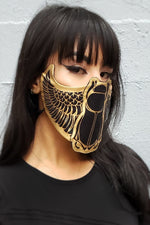 5D Scarab Bandanna Gold - Dust Mask - Black/Gold / Ships Now - FIVE AND DIAMOND