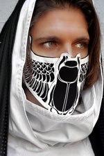 5D Scarab Bandanna White Dust Mask Showcase 