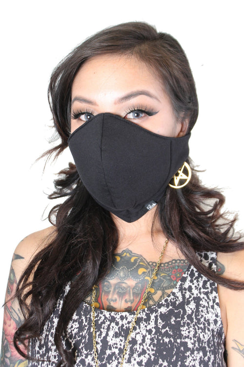 5D Winter Velcro Dust Mask -  black - Dust Mask - Medium - FIVE AND DIAMOND