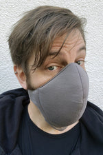 5D Winter Velcro Dust Mask - Grey - Dust Mask - Small - FIVE AND DIAMOND