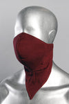 5D Winter Velcro Dust Mask - maroon with scarf Dust Mask Showcase 