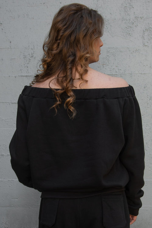 5D x Alien.Eleven Stylite Off Shoulder Sweatshirt Shirts-Mens 5D x Alien.Eleven 