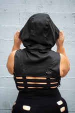5D x Crisiswear Wasteland Hood - Black Hood Crisiswear 