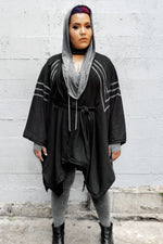 5D x Stellar Dust Asymmetric Kimono Jacket Hoodies - Womens 5D x Stellar Dust 