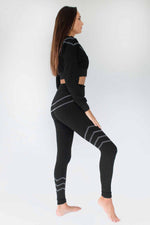 5D x Stellar Dust Asymmetric Leggings - Leggings -  - FIVE AND DIAMOND