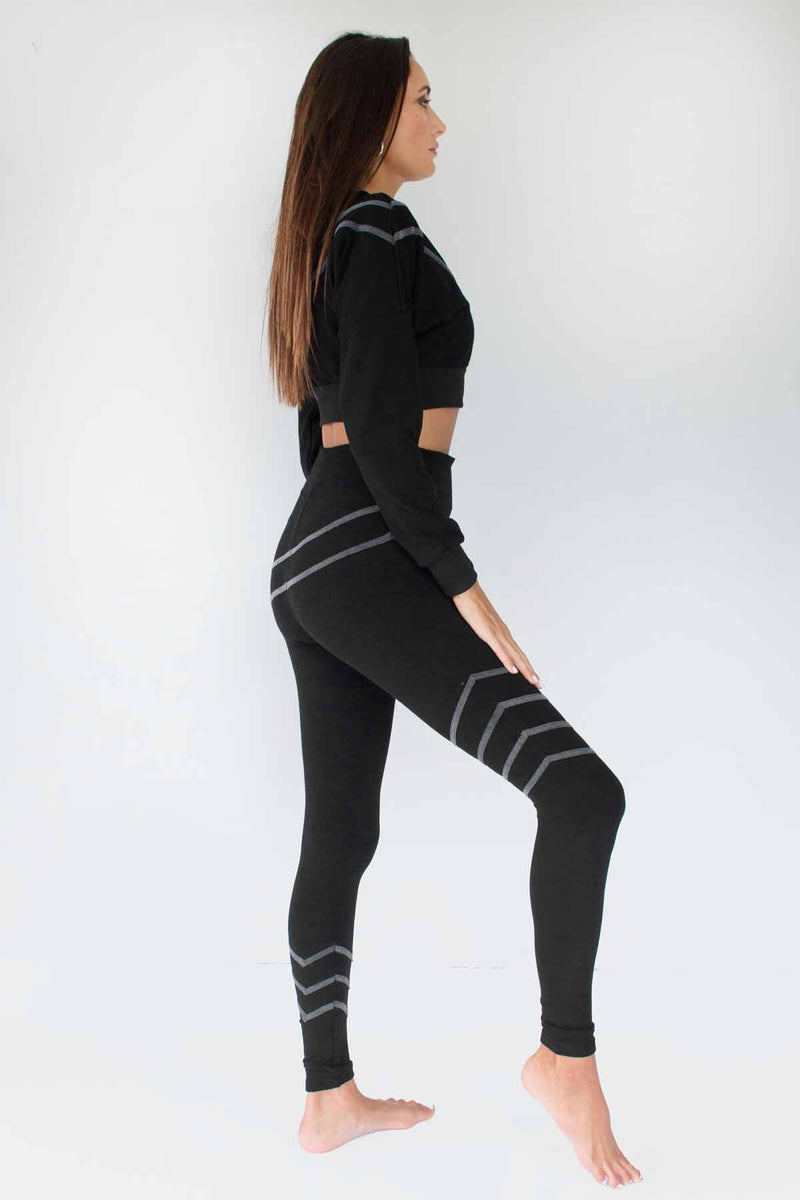 5D x Stellar Dust Asymmetric Leggings - Leggings -  - FIVE AND DIAMOND