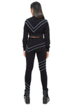 5D x Stellar Dust Asymmetric Leggings - Leggings -  - FIVE AND DIAMOND