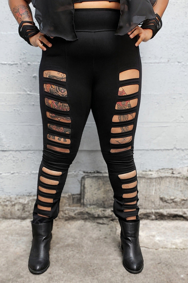 5D x Stellar Dust Deluxe Cage Leggings - cotton – FIVE AND DIAMOND