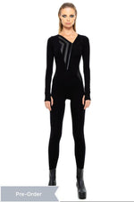 5D x Stellar Dust Chevron Jumpsuit / PRE-ORDER - Dresses -  - FIVE AND DIAMOND