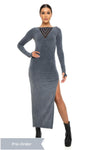 5D x Stellar Dust Chevron Maxi Dress Dresses 5D x Stellar Dust 