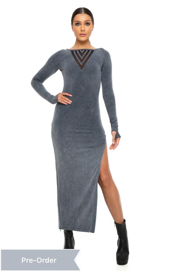 5D x Stellar Dust Chevron Maxi Dress Dresses 5D x Stellar Dust 