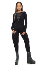 5D x Stellar Dust Chevron Mesh Top - Tops-Womens -  - FIVE AND DIAMOND