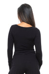 5D x Stellar Dust Chevron Mesh Top - Tops-Womens -  - FIVE AND DIAMOND