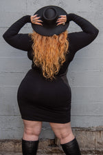 5D x Stellar Dust Chevron Mini Dress Dresses 5D x Stellar Dust 