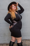 5D x Stellar Dust Chevron Mini Dress Dresses 5D x Stellar Dust 