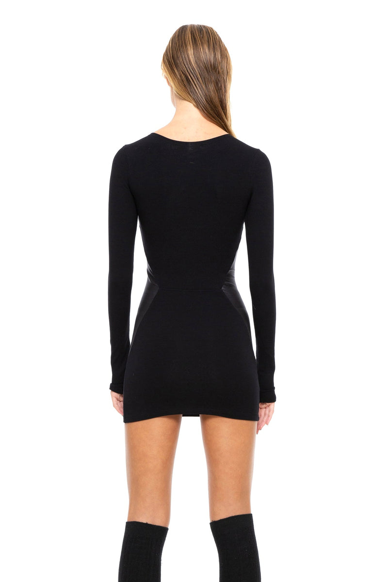 5D x Stellar Dust Chevron Mini Dress / PRE-ORDER - Dresses -  - FIVE AND DIAMOND