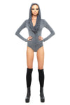 5D x Stellar Dust Cowl Hooded Body Suit - Jumpsuit -  - FIVE AND DIAMOND