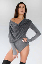 5D x Stellar Dust Cowl Hooded Body Suit - Jumpsuit -  - FIVE AND DIAMOND